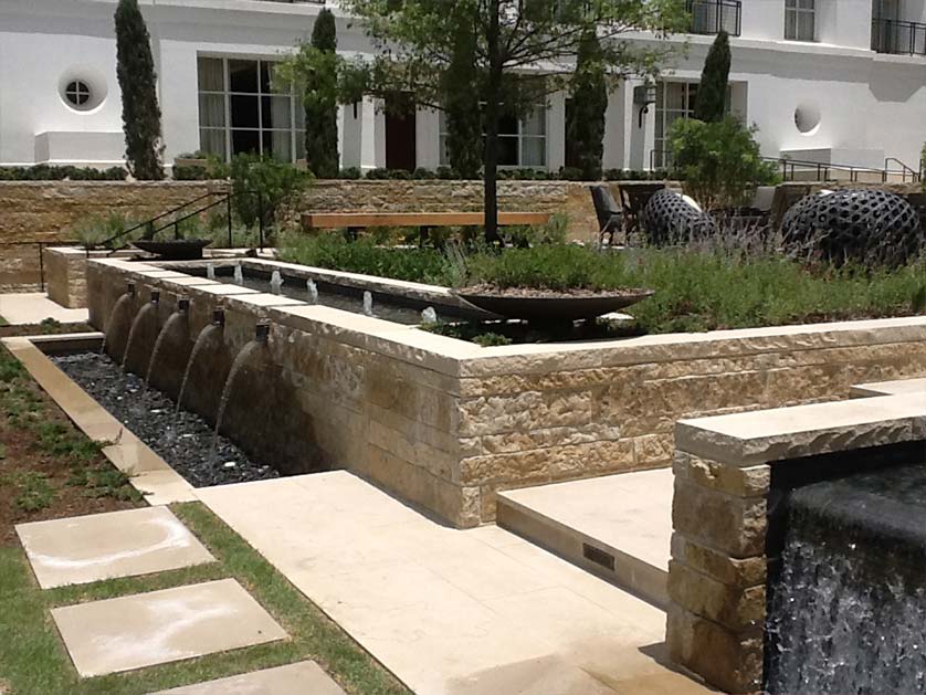 La Cantera Resort & Spa outdoor landscaping and water features installed by Optima Pools.